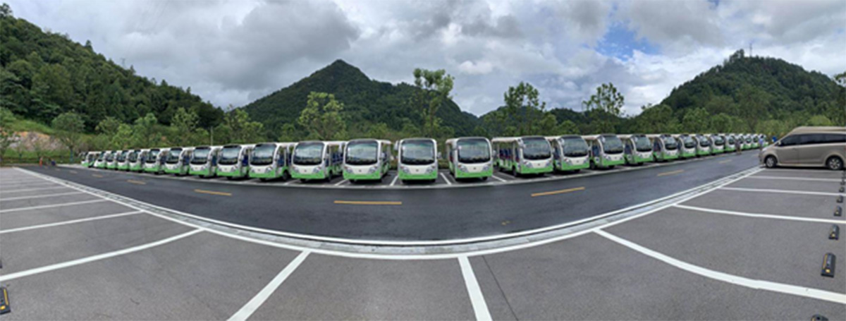 貴州·都勻綠博園電動觀光車客戶案例